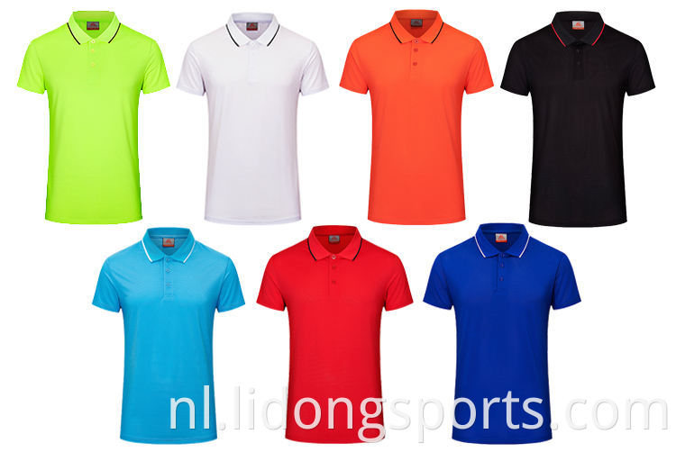 OEM Groothandel China Hoge Kwaliteit Polyester Plain T-shirt Print Vrouw Mannen Polo Witte T-shirts Custom Afdrukken
